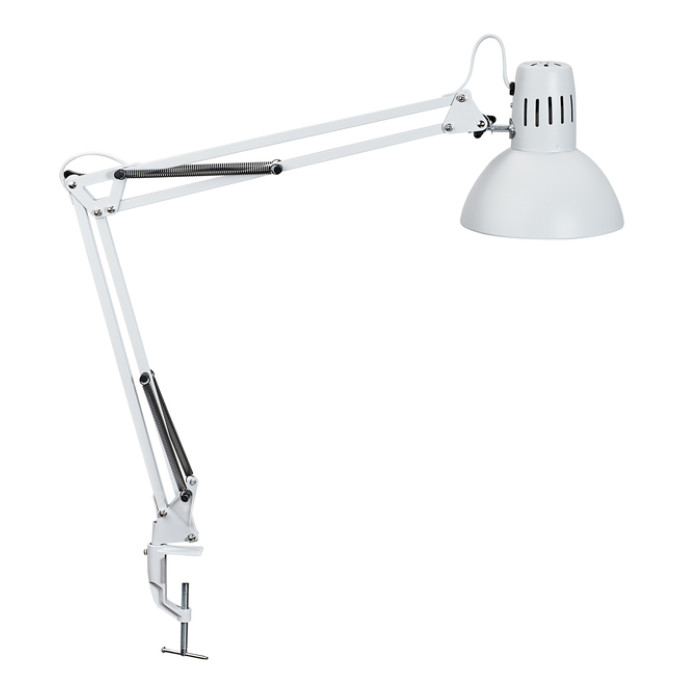 Bureaulamp MAUL Study tafelklem excl.LED lamp E27 wit