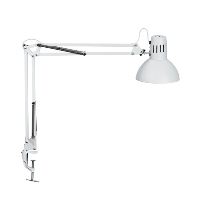 Bureaulamp MAUL Study tafelklem excl.LED lamp E27 wit