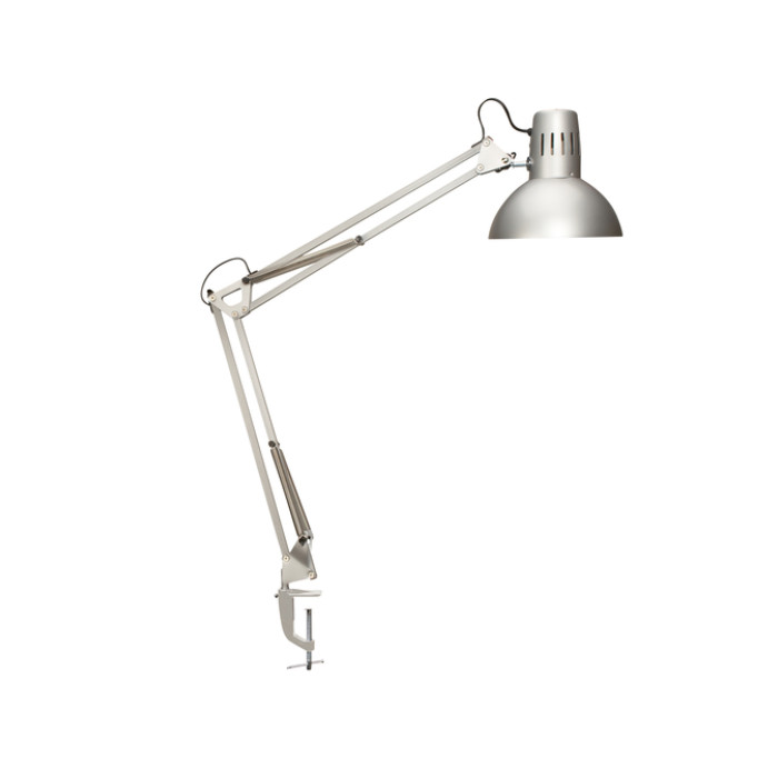 Bureaulamp MAUL Study tafelklem excl.LED lamp E27 zilver