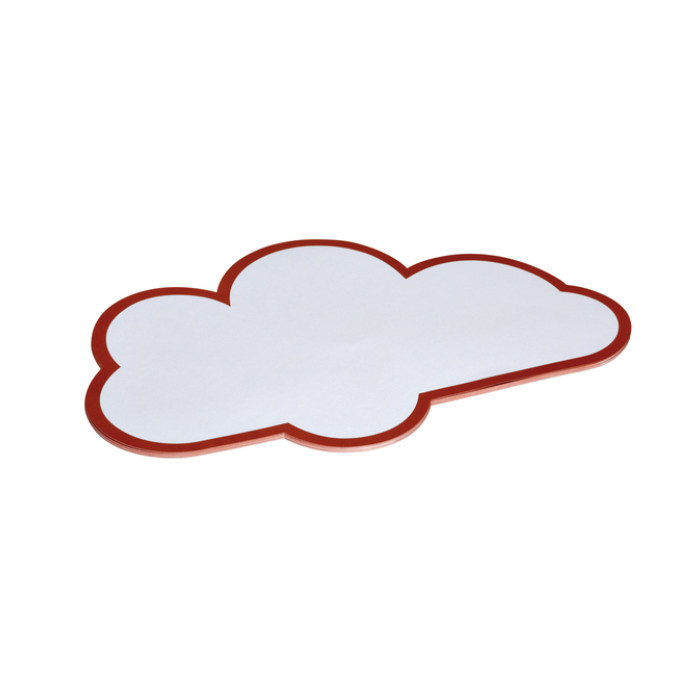 Workshopkaarten MAUL wolk 27x43cm wit 20 stuks