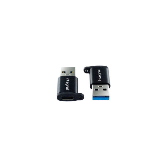 Adapter Integral USB-C naar USB-A 2-pack