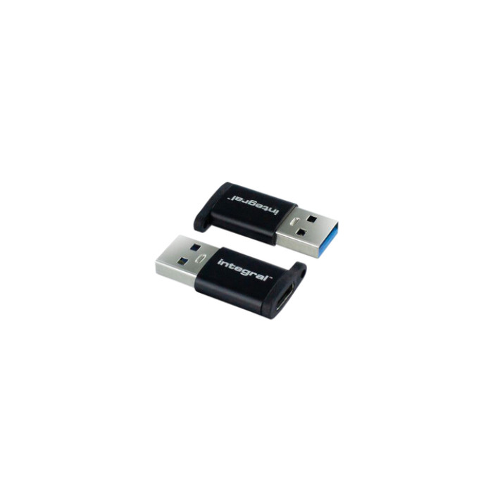 Adapter Integral USB-C naar USB-A 2-pack