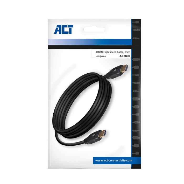 Kabel ACT HDMI High Speed type 1.4 1.5 meter