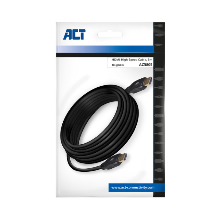 Kabel ACT HDMI High Speed type 1.4 5 meter