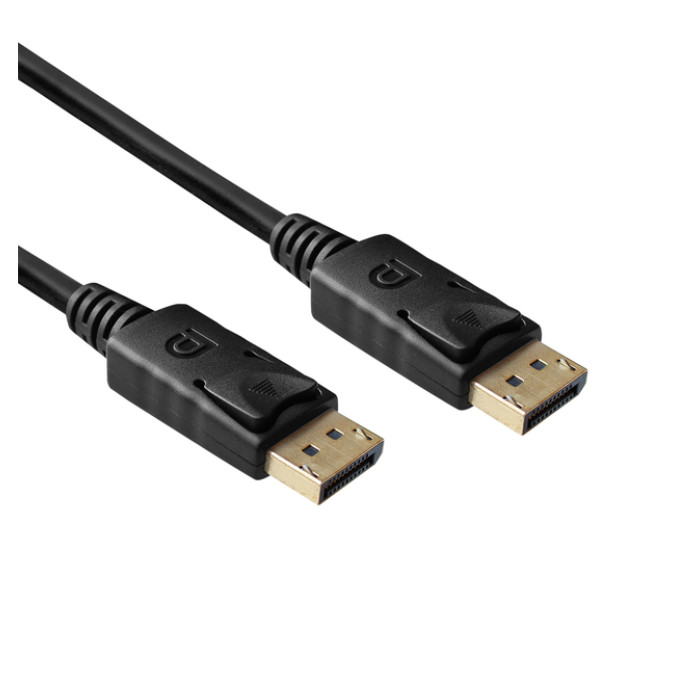 Kabel ACT DisplayPort 1.4 8K M-M 2 meter zwart