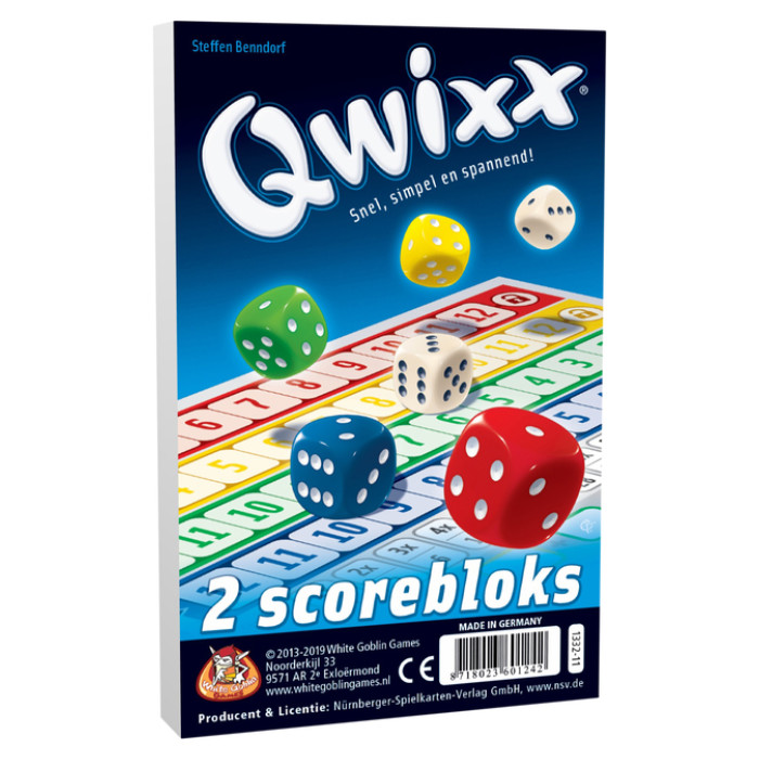 Qwixx scorebloks