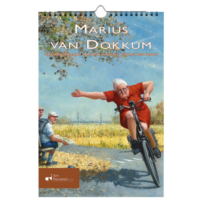 Verjaardagskalender Marius van Dokkum A4 Turbo