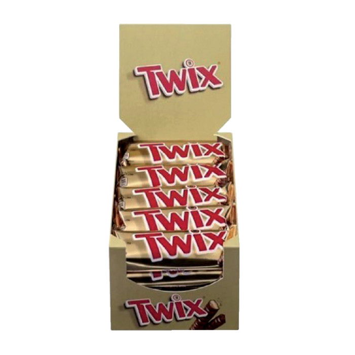 Snoep Twix reep 25x50 gram