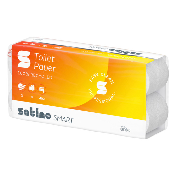 Toiletpapier Satino MT1 Smart 2-laags 400 vel wit 060640