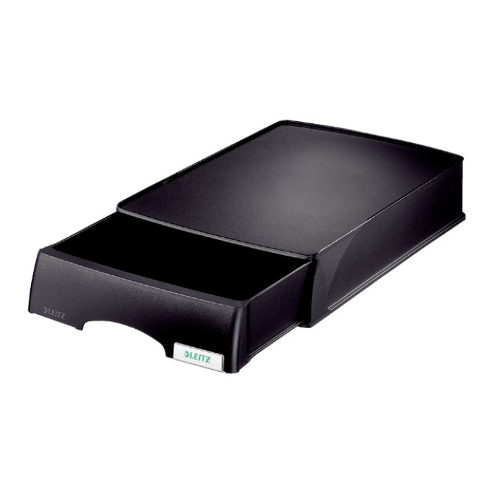 Brievenbak Leitz Plus met lade A4 maxi zwart