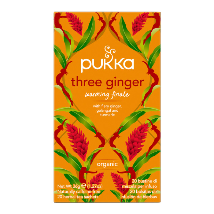 Thee Pukka ginger 20 zakjes
