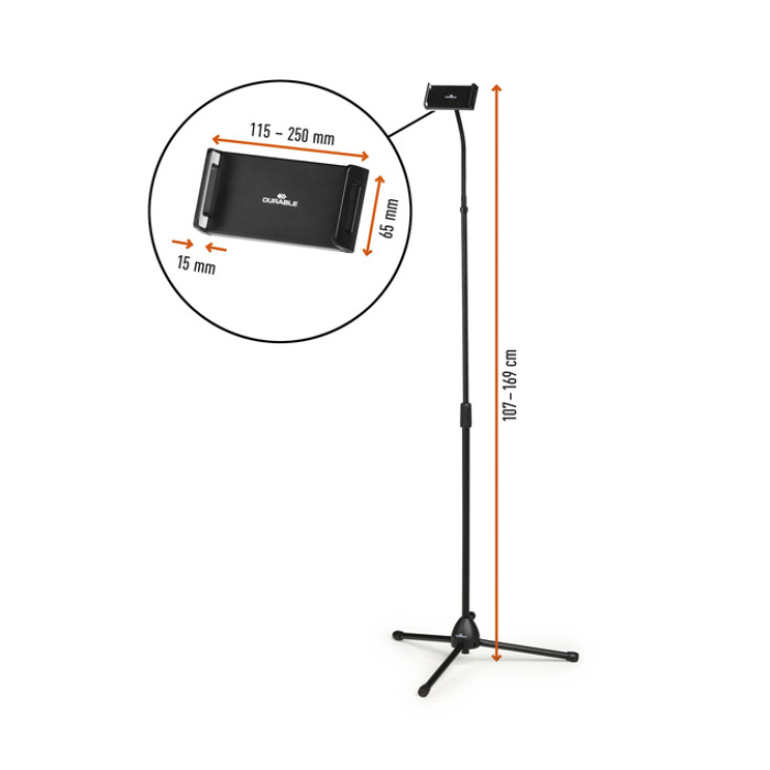 Tablethouder Durable Twist vloer