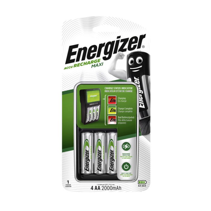 Batterij oplader Energizer incl batterijen 4xAA