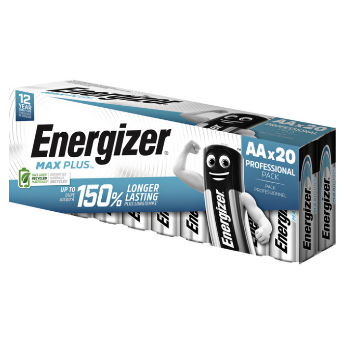 Batterij Energizer Max Plus 20xAA alkaline
