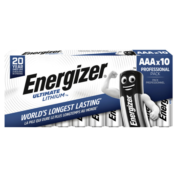 Batterij Energizer Ultimate Lithium 10xAAA