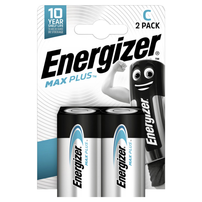 Batterij Energizer Max Plus 2xC alkaline