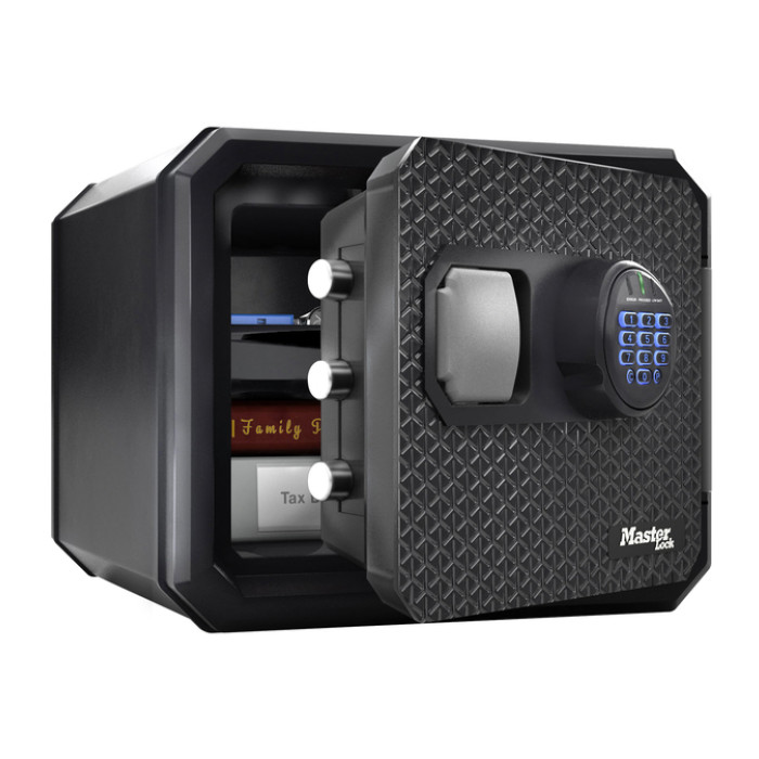 Kluis MasterLock brandvrij en waterdicht electronisch combi-slot L zwart