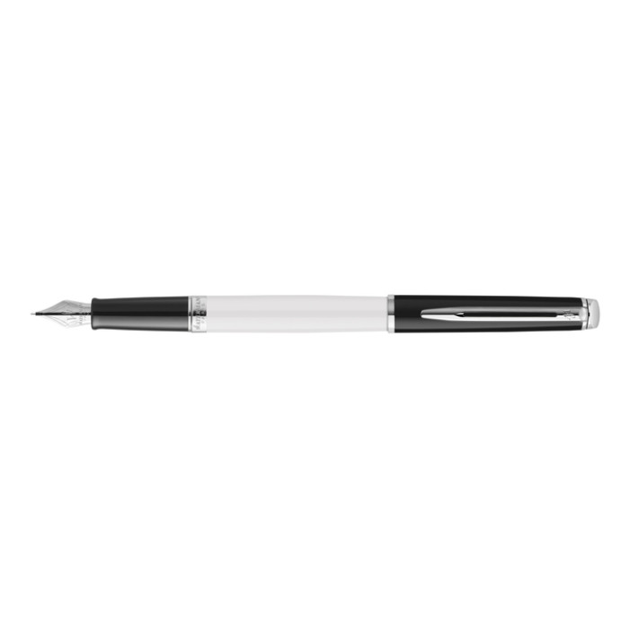 Vulpen Waterman Hémisphère Colour Blocking black en white CT fijn