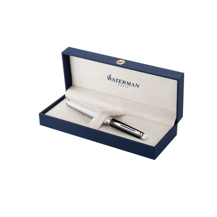 Vulpen Waterman Hémisphère Colour Blocking black en white CT fijn