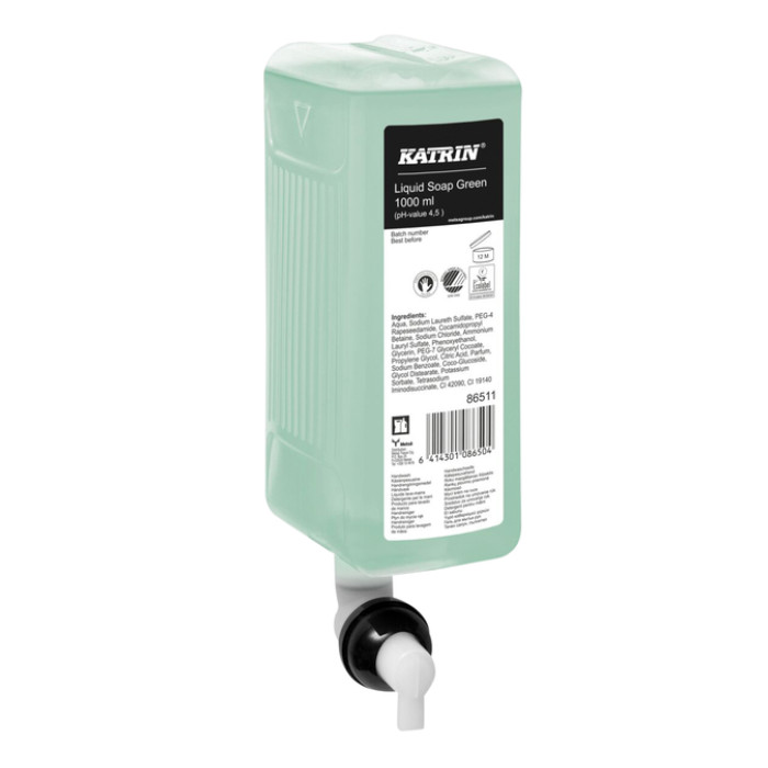 Handzeep Katrin Green vloeibaar 1000ml 86511