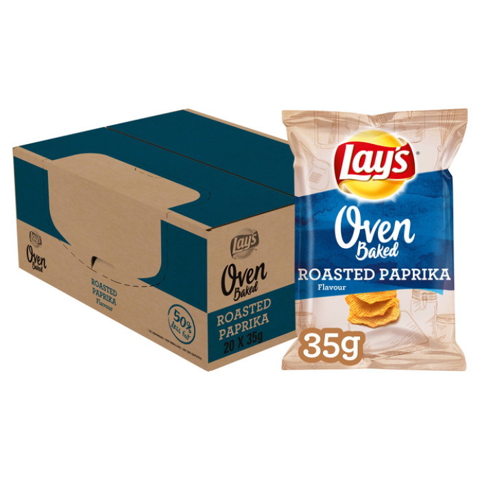 Chips Lay's Oven roasted paprika zakje 35gr
