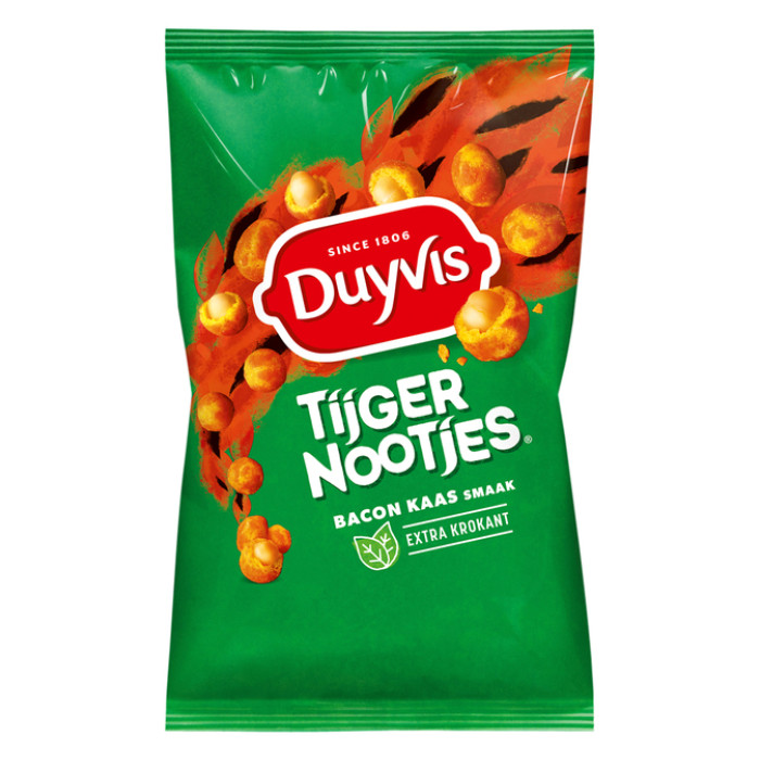 Tijgernootjes Duyvis  bacon kaas zak 1kg