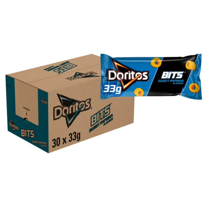Chips Doritos Bits zero's sweet paprika zak 33gr