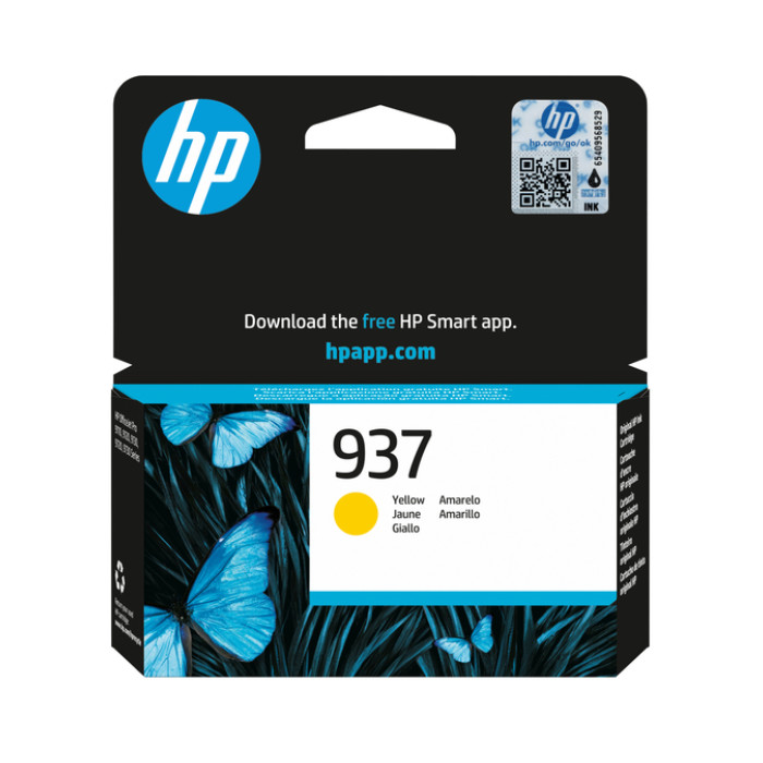 Inktcartridge HP 4S6W4NE 937 geel