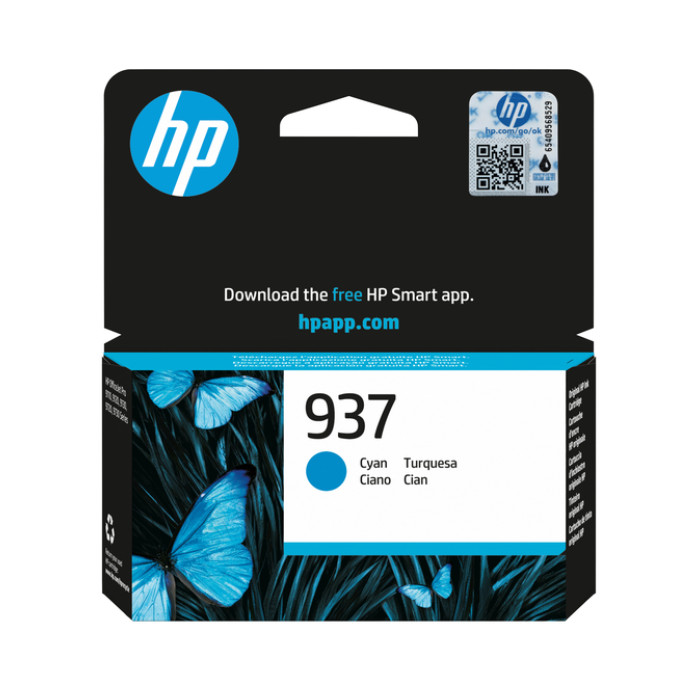 Inktcartridge HP 4S6W2NE 937 blauw