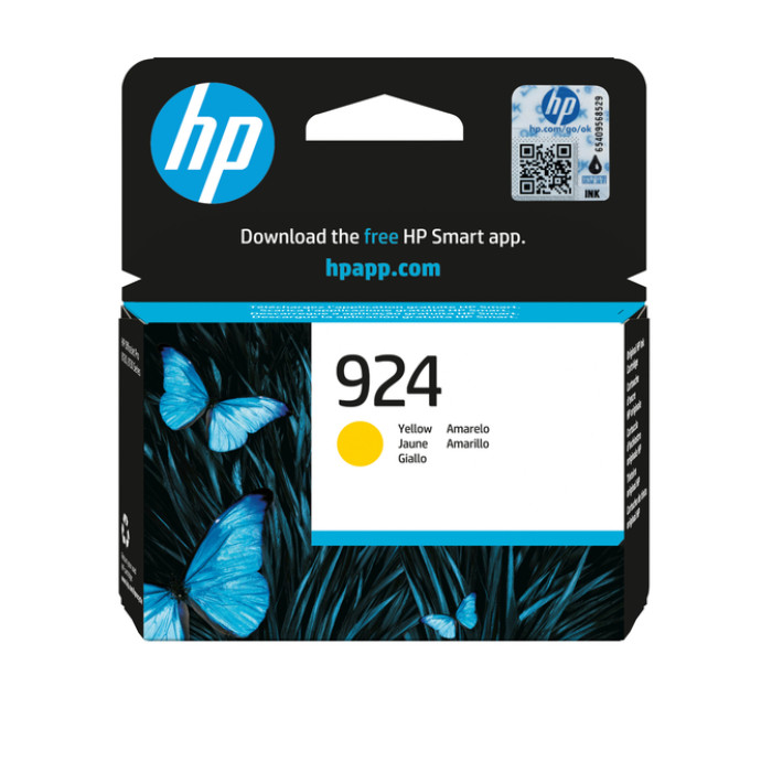 Inktcartridge HP 4K0U5NE 924 geel