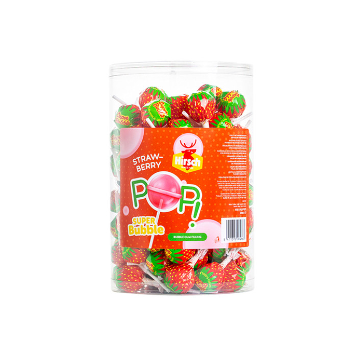 Lolly Hirsch super bubble strawberry 100x17 gram