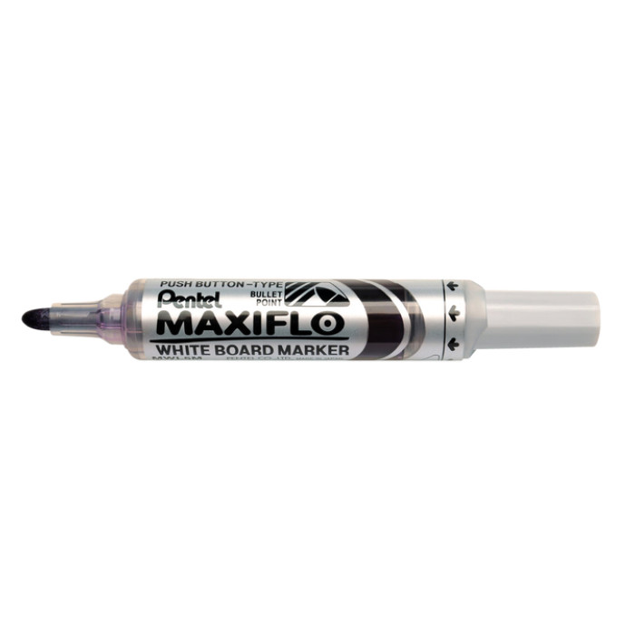 Whiteboardmarker Pentel MWL5M Maxiflo rond 3mm violet