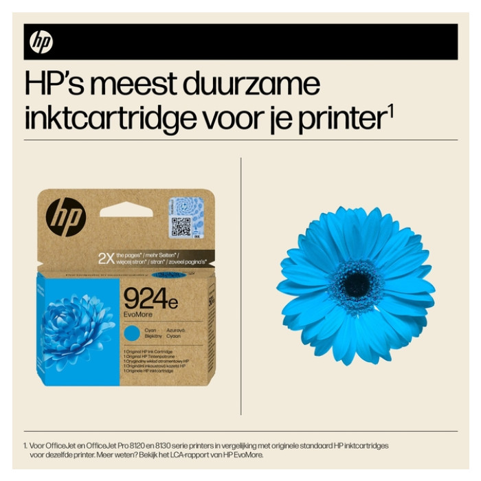 Inktcartridge HP 4K0U7NE 924E Evomore blauw