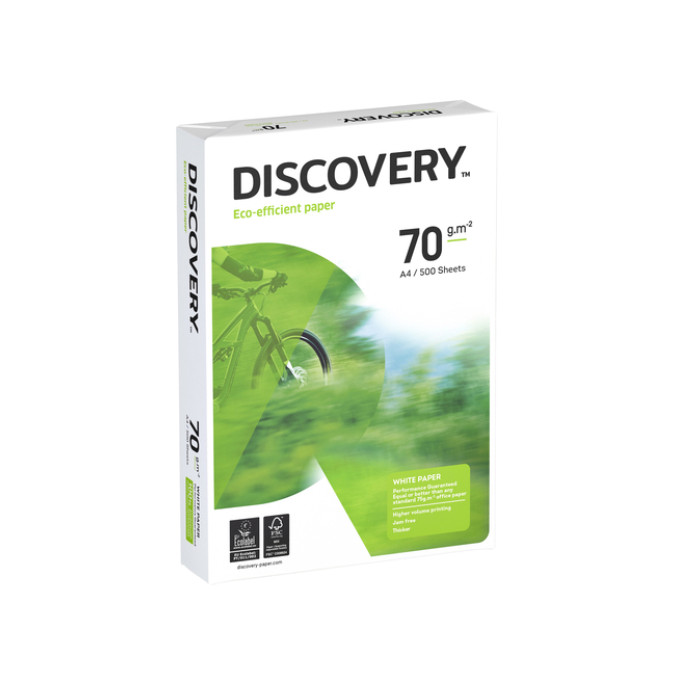 Kopieerpapier Discovery A4 70gr wit 500 vel
