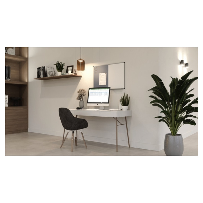 Combibord Legamaster UNITE grijs vilt-whiteboard 60x90cm