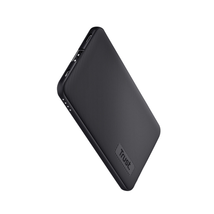 Powerbank Trust Primo 5.000 mAh eco zwart