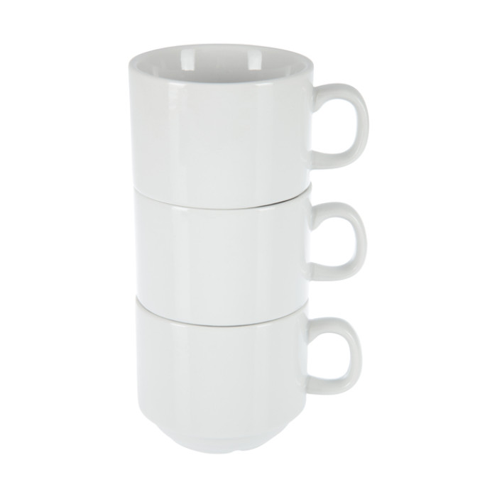 Theekop Olympia Whiteware 200 ml doos 12 stuks wit
