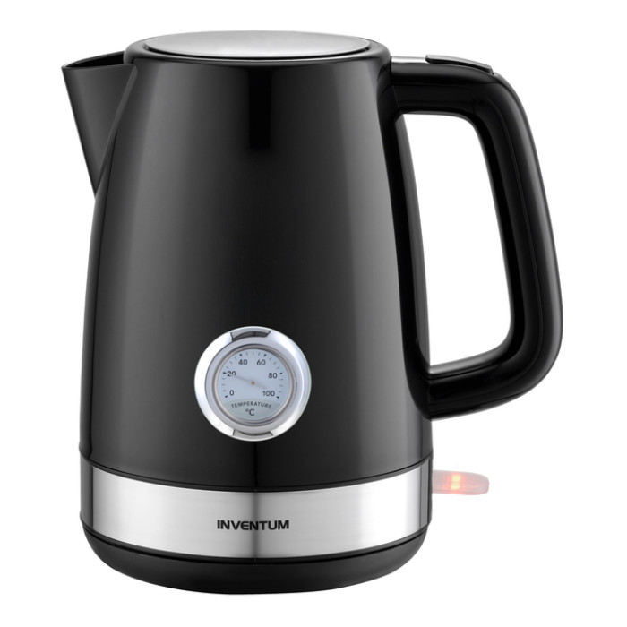Waterkoker Inventum 1.7 liter zwart met rvs