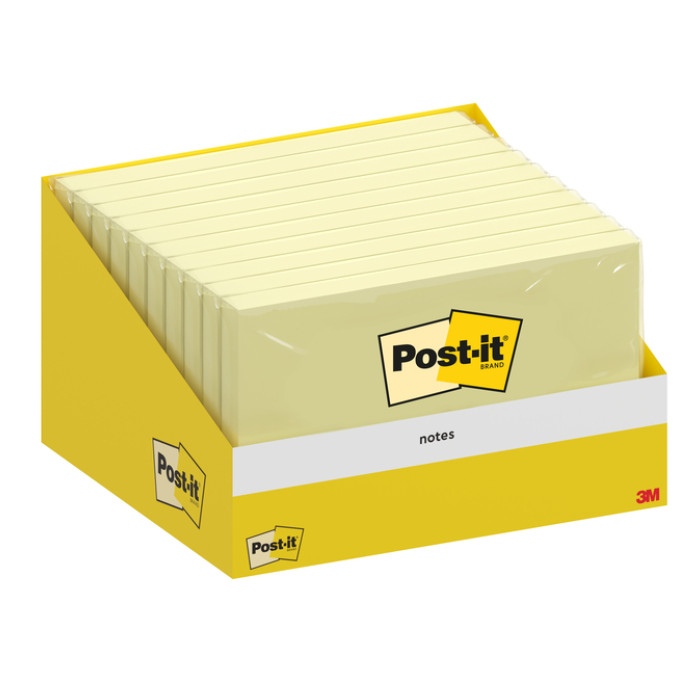 Memoblok 3M Post-it 6830 Notes76x127mm Canary Yellow 100 vel