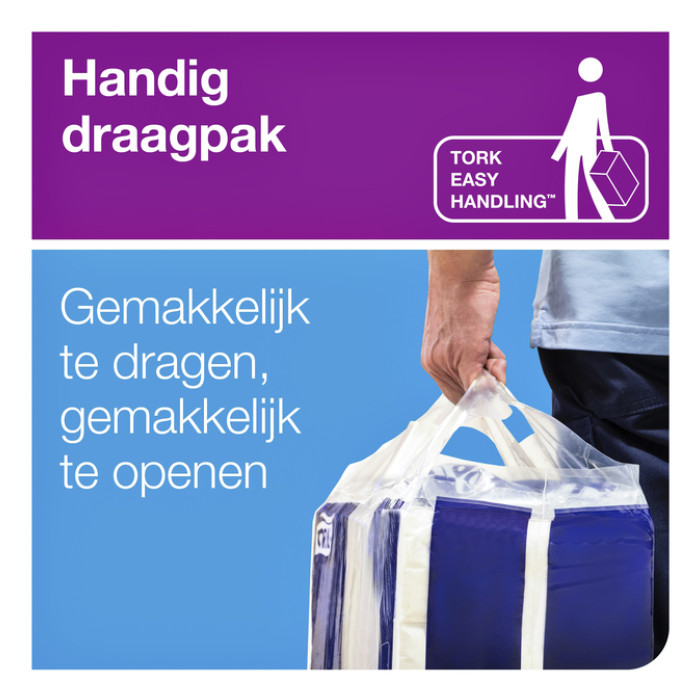 Handdoek Tork H2 Xpress Advanced multifold 2-laags 212x340mm 21x136 vel wit 120399
