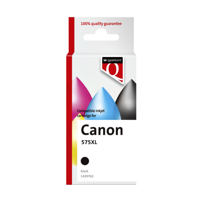 Inktcartridge Quantore alternatief tbv Canon Pg-575XL zwart