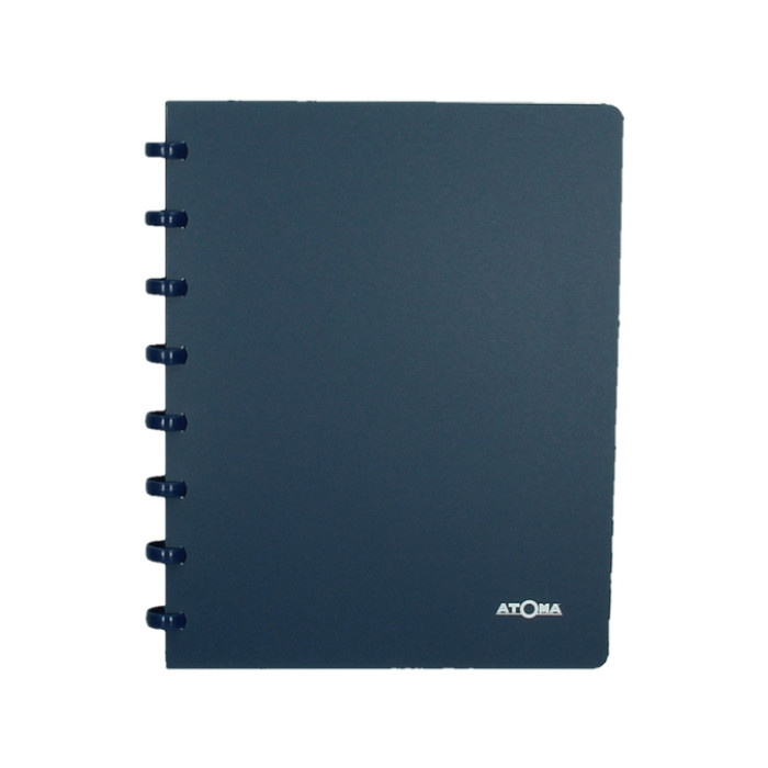 Adresboek Atoma A5 lijn 54vel 90gr PP assorti