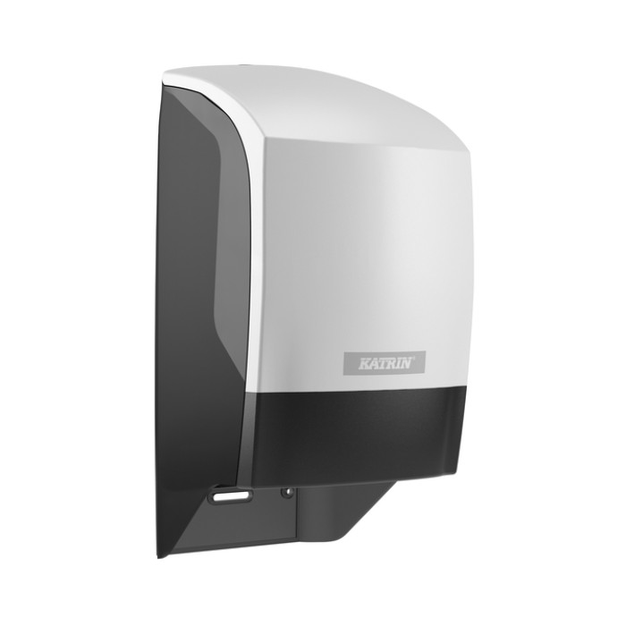Toiletpapierdispenser Katrin systeemrol duo wit 77496