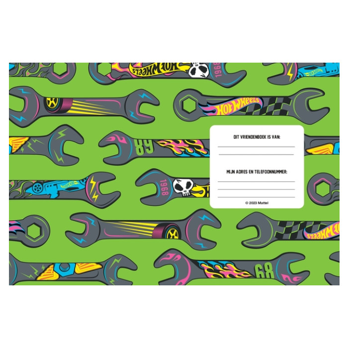 Vriendenboek Interstat Hot Wheels