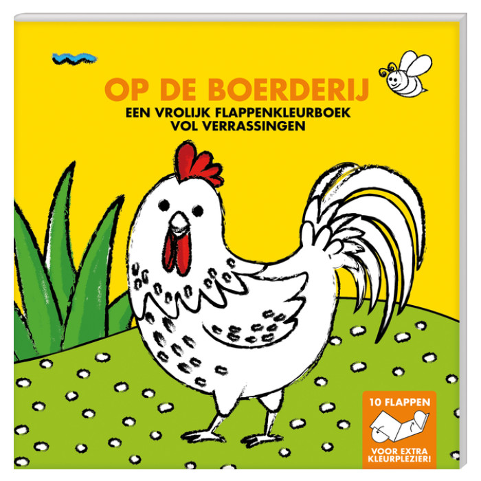 Kleurboek met flappen Interstat Op de boerderij