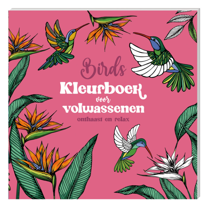 Kleurboek voor volwassenen Interstat Birds