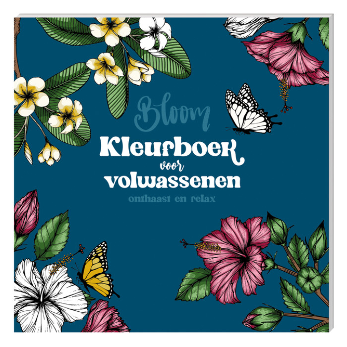 Kleurboek voor volwassenen Interstat Bloom