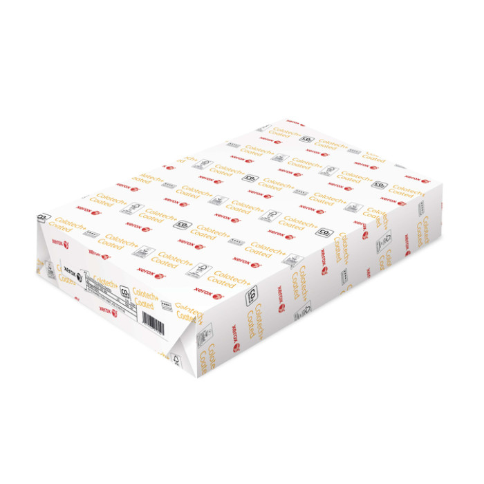 Laserpapier Xerox Colotech+ glossy coated A4 170gr wit 250 vel