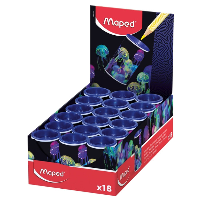 Puntenslijper Maped Deepsea Paradise 1-gaats display à 18 stuks