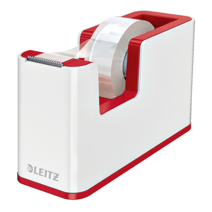 Plakbandhouder Leitz WOW wit/rood